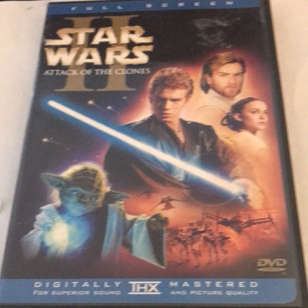 Star Wars: Episode II - Attack of the Clones DVD (Blue, Black, Gold)